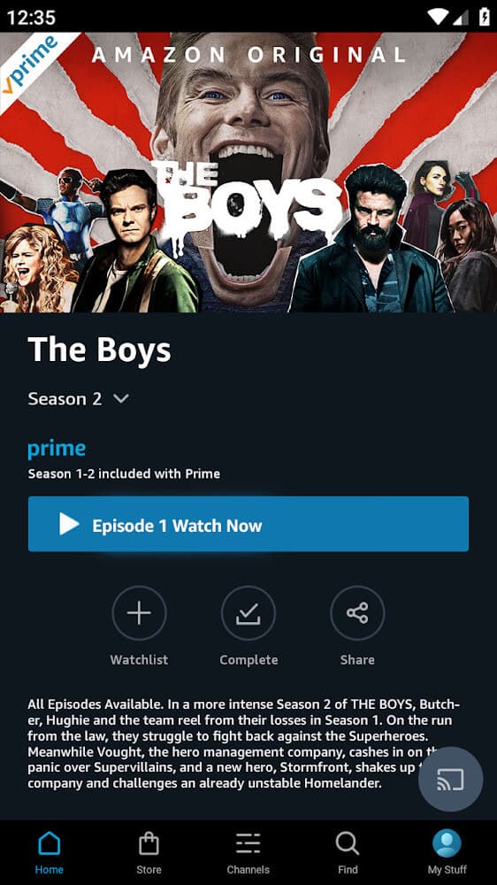 Amazon Prime Video Screenshot 2